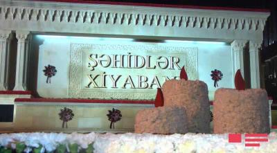 Şəhidlər Xiyabanında işlər yekunlaşıb