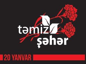 "Təmiz Şəhər"də 20 Yanvar şəhidləri anılıb
