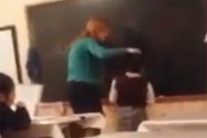 Xırdalanda şagirdi döyən müəllimə şiddətli töhmət