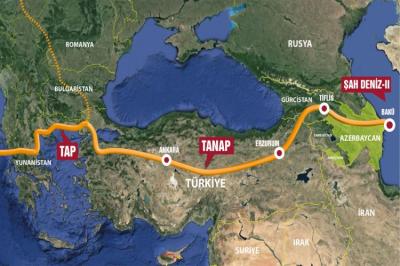 TANAP-ın Türkiyə hissəsində tikinti dayandırıldı