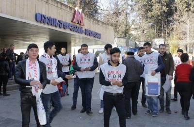 Tbilisidə ​Xocalı soyqırımı ilə əlaqədar aksiya