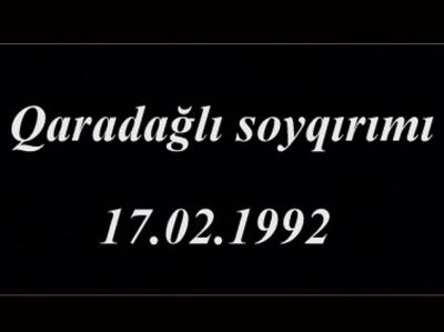Qaradağlı qətliamından 24 il ötür