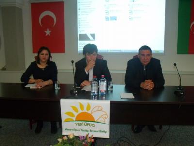 Gənc yazar Mirbəhram Əzimbəyli ilə görüş keçirilib (Fotolar)