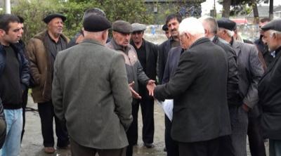 Qardabaninin Nəzərli kəndində etiraz aksiyası