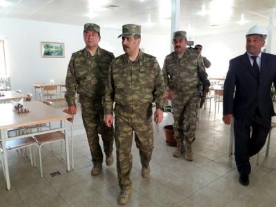 Cəbhə bölgəsində yeni hərbi hissə istifadəyə verildi