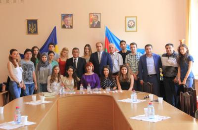 Dünya Azərbaycanlılarının IV Qurultayının iştirakçıları BSU-da