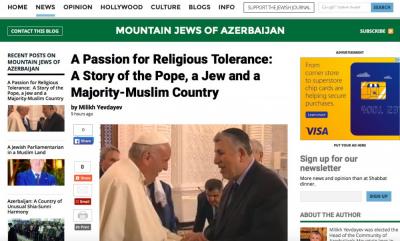 Roma Papasının Bakı səfəri “Jewish Journal”da