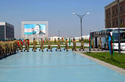 Sülhməramlılarımız Əfqanıstana yola salındı