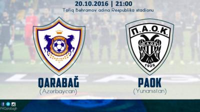 "Qarabağ"-PAOK: biletlər nə vaxt satışa çıxarılacaq?
