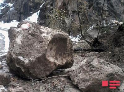 Quba-Xınalıq yolunda hərəkət bərpa olundu