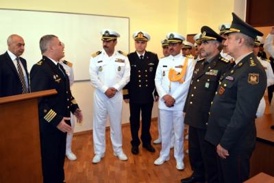 İran nümayəndə heyəti Ali Hərbi Məktəbdə