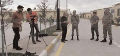 “Şəhidliyə aparan yol” filmi çəkilir