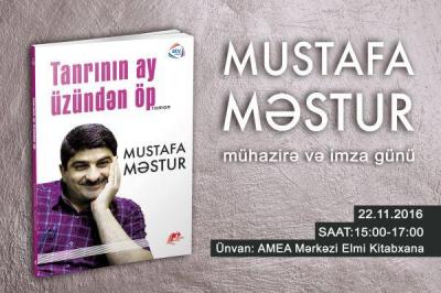 İran yazıçısı Mustafa Məstur Bakıda oxucuları ilə görüşdü