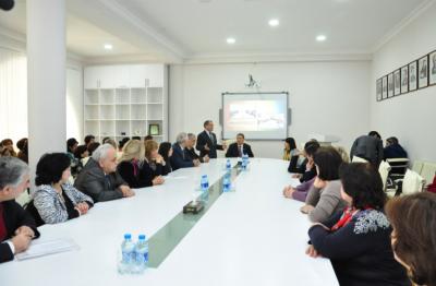 Ədəbiyyat İnstitutunda yeni biblioqrafiyaların təqdimatı oldu - Foto