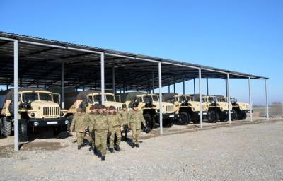 Cəbhəboyu zonada yeni hərbi şəhərcik istifadəyə verildi