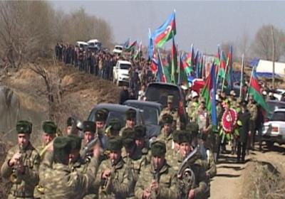 Şəhid hərbçi Beyləqanda dəfn edildi