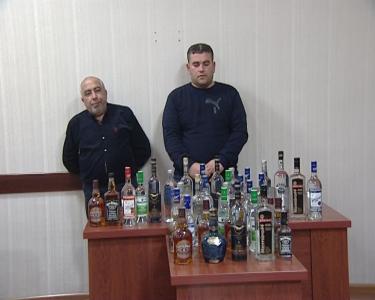 Bakıda saxta spirtli içkilər aşkar edildi