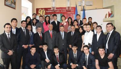Kiyevdə Heydər Əliyevin 90 illik yubileyinə həsr olunmuş toplantı keçirilib (Fotolar)