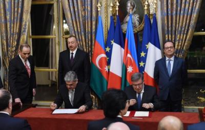 Azərbaycan-Fransa sənədləri imzalandı