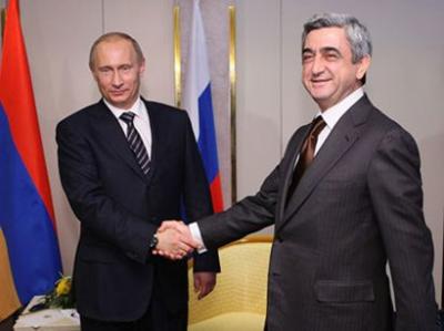 Putin və Sarkisyan bir arada