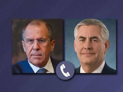 Lavrov və Tillerson arasında telefon danışığı