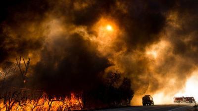 ABŞ-da meşə yanğınları ilə əlaqədar 8800 ev boşaldıldı