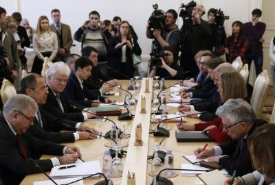 Lavrov-Mogerini görüşündə sanksiyalar müzakirə olundu