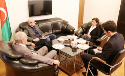 Alman nəşriyyatının direktoru Tərcümə Mərkəzində