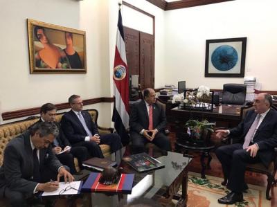 Elmar Məmmədyarov Kosta Rika prezidenti ilə görüşdü
