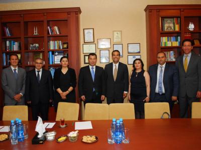 ABŞ-ın keçmiş prezidenti Corc Buşun nəvəsi ADU-da olub - FOTO