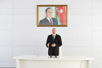 Prezident: "Dağlıq Qarabağ dünyada Azərbaycanın ayrılmaz hissəsi kimi tanınır"