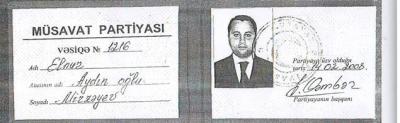Müsavatın saxta vəsiqəsi ilə mühacirətə gedən şəxs axtarışa verildi