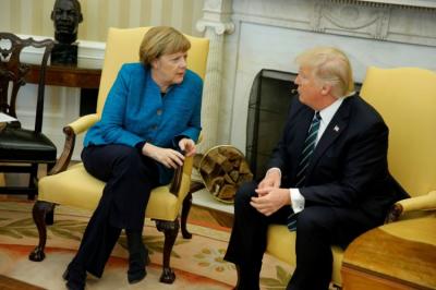 Tramp və Merkel G-20 sammitinin gündəliyini müzakirə etdilər