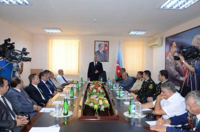Səbaildə Ordudan tərxis olunmuş gənclərlə görüş keçirildi