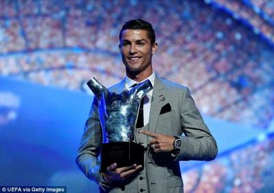 Ronaldo Avropada ilin ən yaxşı futbolçusu seçildi