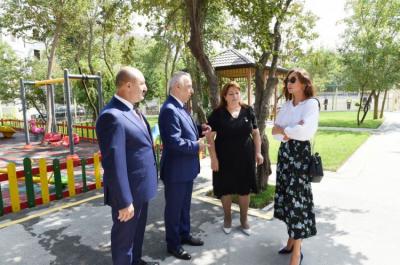 Mehriban Əliyeva “Qərənfil” körpələr evi-uşaq bağçasında