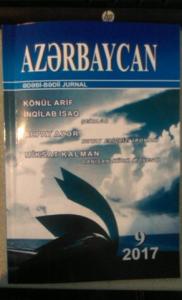 “Azərbaycan”ın sentyabr sayı işıq üzü gördü