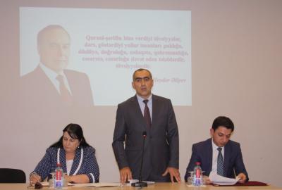 “Heydər Əliyev və milli-mənəvi dəyərlərimiz” mövzusunda tədbir