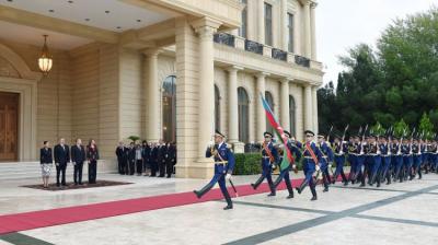 Bolqarıstan prezidentinin rəsmi qarşılanma mərasimi oldu