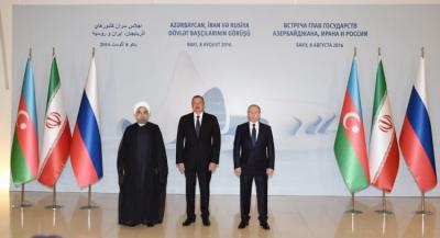 Azərbaycan, Rusiya və İran prezidentləri bu gün Tehranda görüşəcək