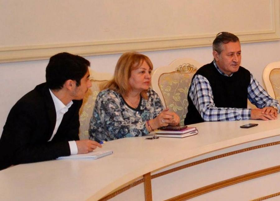 Fərqanə Mehdiyeva gənc ədiblərin qonağı oldu<b style="color:red"></b>