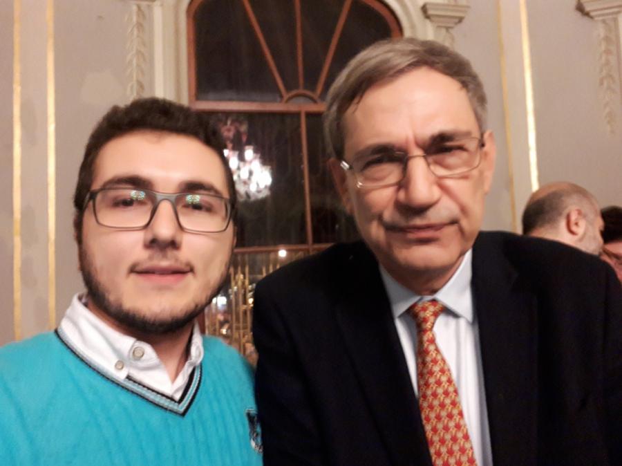 Gənc yazar Orhan Pamukla görüşdü - <b style="color:red">ANONS </b>
