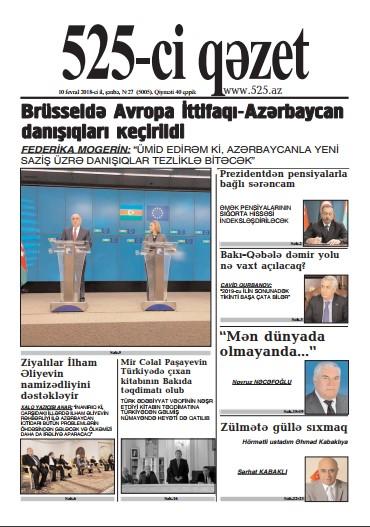 Bu şənbə "525-ci qəzet"də - <b style="color:red">ANONS</b>