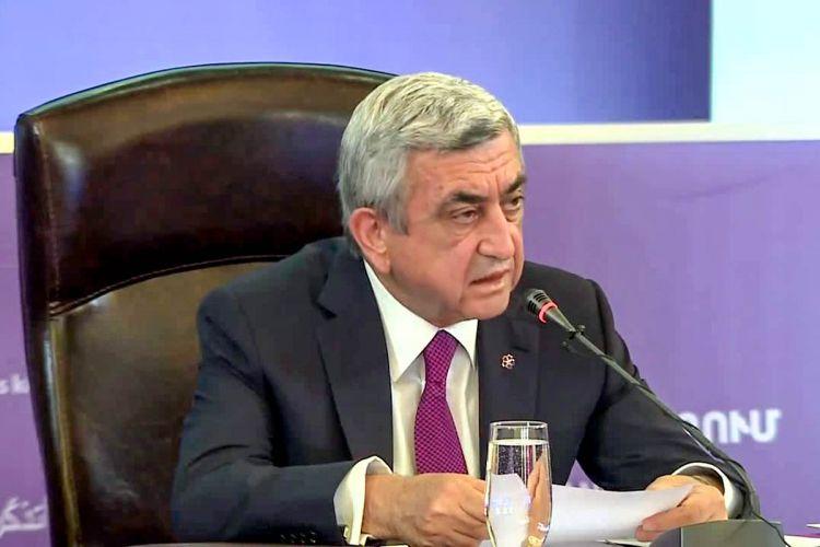 Serj Sarkisyan Ermənistanın baş naziri seçildi <b style="color:red"></b>