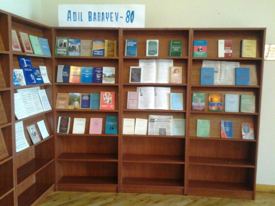 "Adil Babayev-80" kitab sərgisi <b style="color:red"></b>