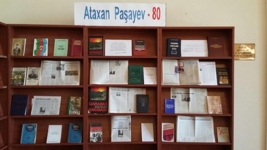 Milli Kitabxanada "Ataxan Paşayev-80" sərgisi açıldı <b style="color:red"></b>
