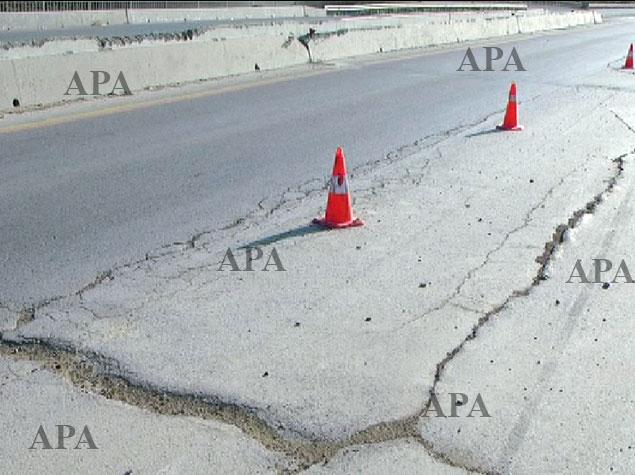 Bakı-Qazax yolunda körpüdə qəzalı vəziyyət yaranıb<b style="color:red"></b>