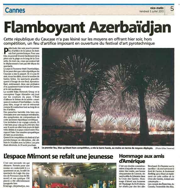 Fransa mətbuatı Azərbaycanın mədəniyyət günlərindəki triumfundan yazıb - <b style="color:red">FOTO</b>