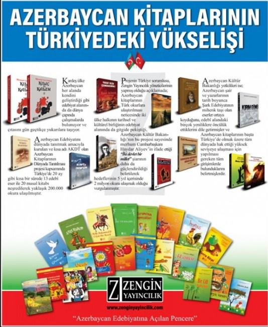 "Azərbaycan kitablarının Türkiyədəki yüksəlişi"<b style="color:red"></b>