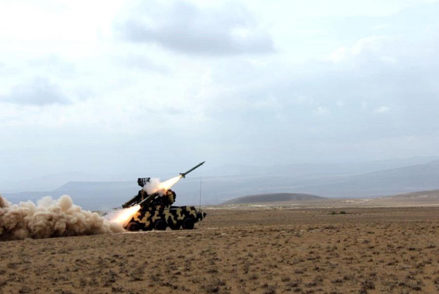 “OSA” zenit-raket komplekslərindən döyüş atışları icra edildi <b style="color:red"></b>